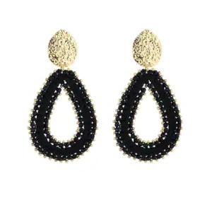 Oorbellen Glam Chic Zwart