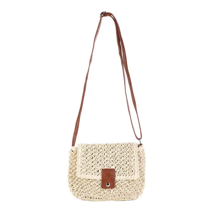 Schoudertasje Beach Girl Beige