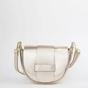 Luxe Lederen Schoudertas Goud