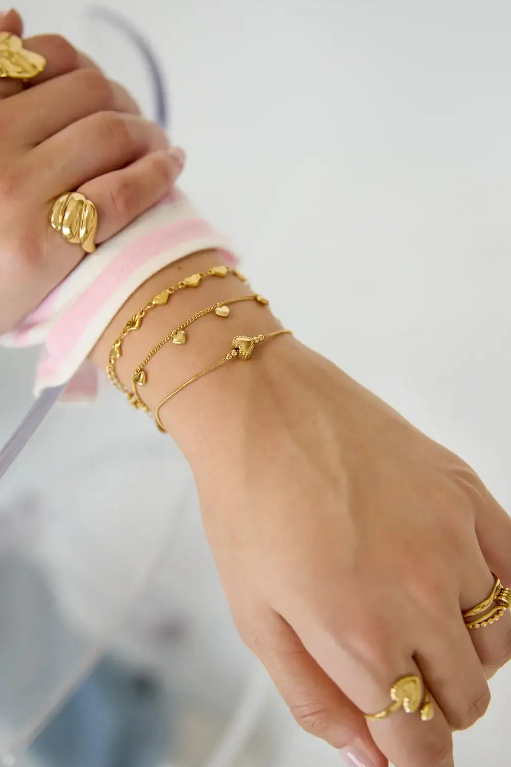 Minimalistic Heart Bracelet - Afbeelding 3
