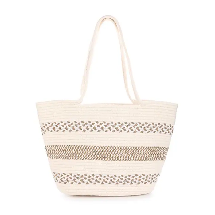 Luxe Strandtas Beige