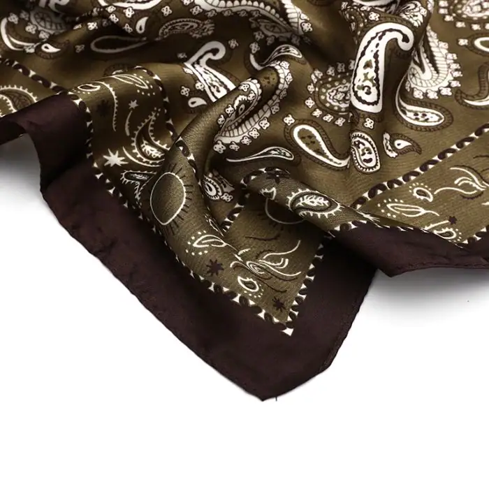 Sjaaltje Paisley Coffee - Afbeelding 2