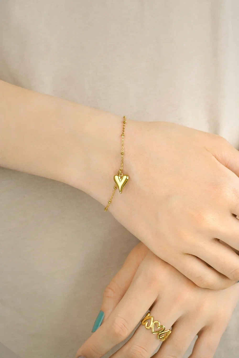 Armband Timeless Devotion Hartjesbedel - Afbeelding 4