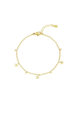 Armband Shining Stars goud