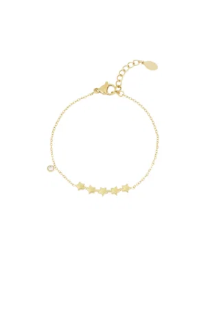 Armband Stars goud