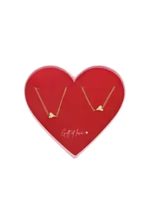 Gift Of Love Stainless Steel Hartjes Armbanden Goud