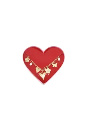 Gift Of Love Stainless Steel Bedelarmband Goud