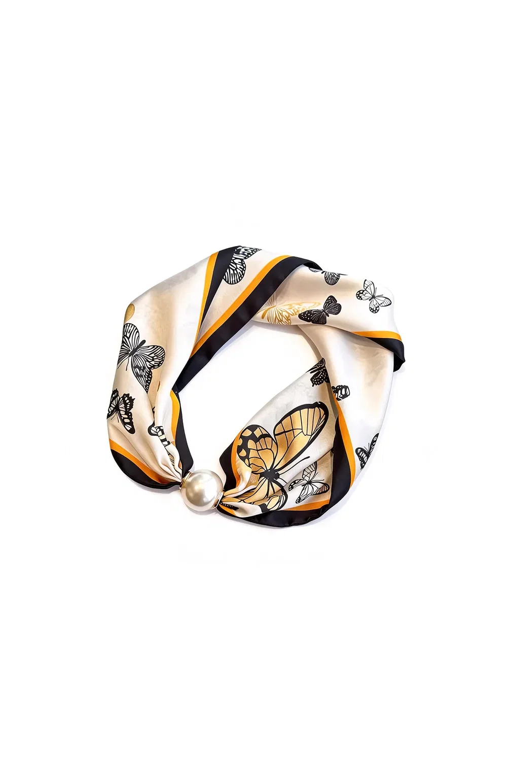 Trendy Sjaaltje Met Magneetsluiting Summer Geel