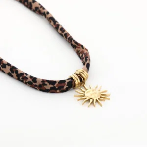 Hangerketting Met Zon En Panterstof