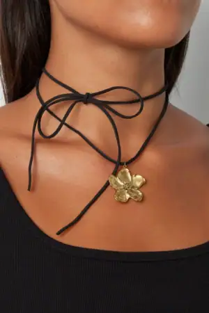 Touwketting Oopsie Daisy om nek