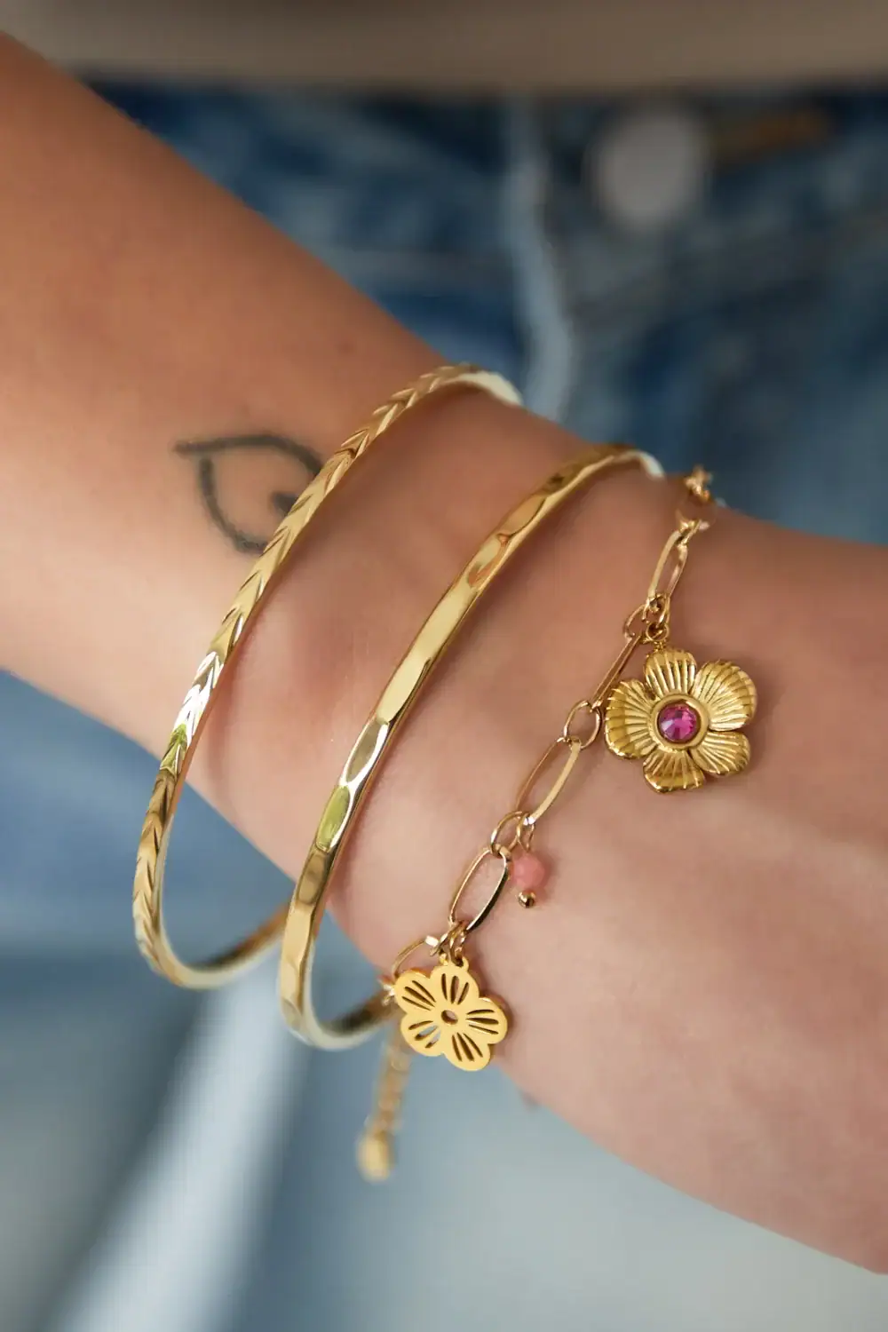 Braided Bangle Zilver - Afbeelding 2