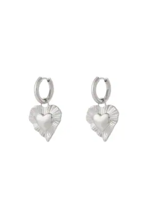 Radiant Heart Earrings – Zilver