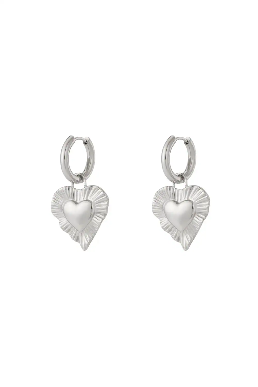 Radiant Heart Earrings – Zilver