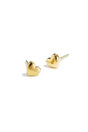 Oorknopjes Bold Heart Stainless Steel – Goud