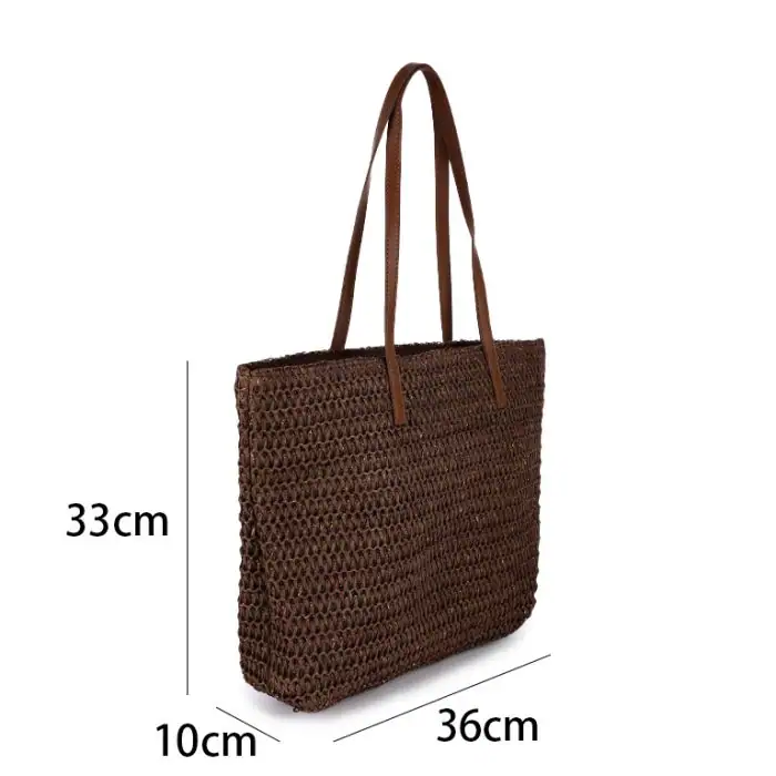 Strandtas Casual Met Glitterdraad - Afbeelding 3