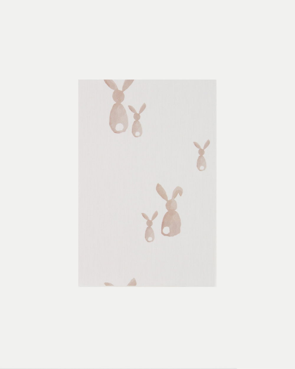 ledikantlaken, wieglaken, hare, haas, cacao, roze, babykamer