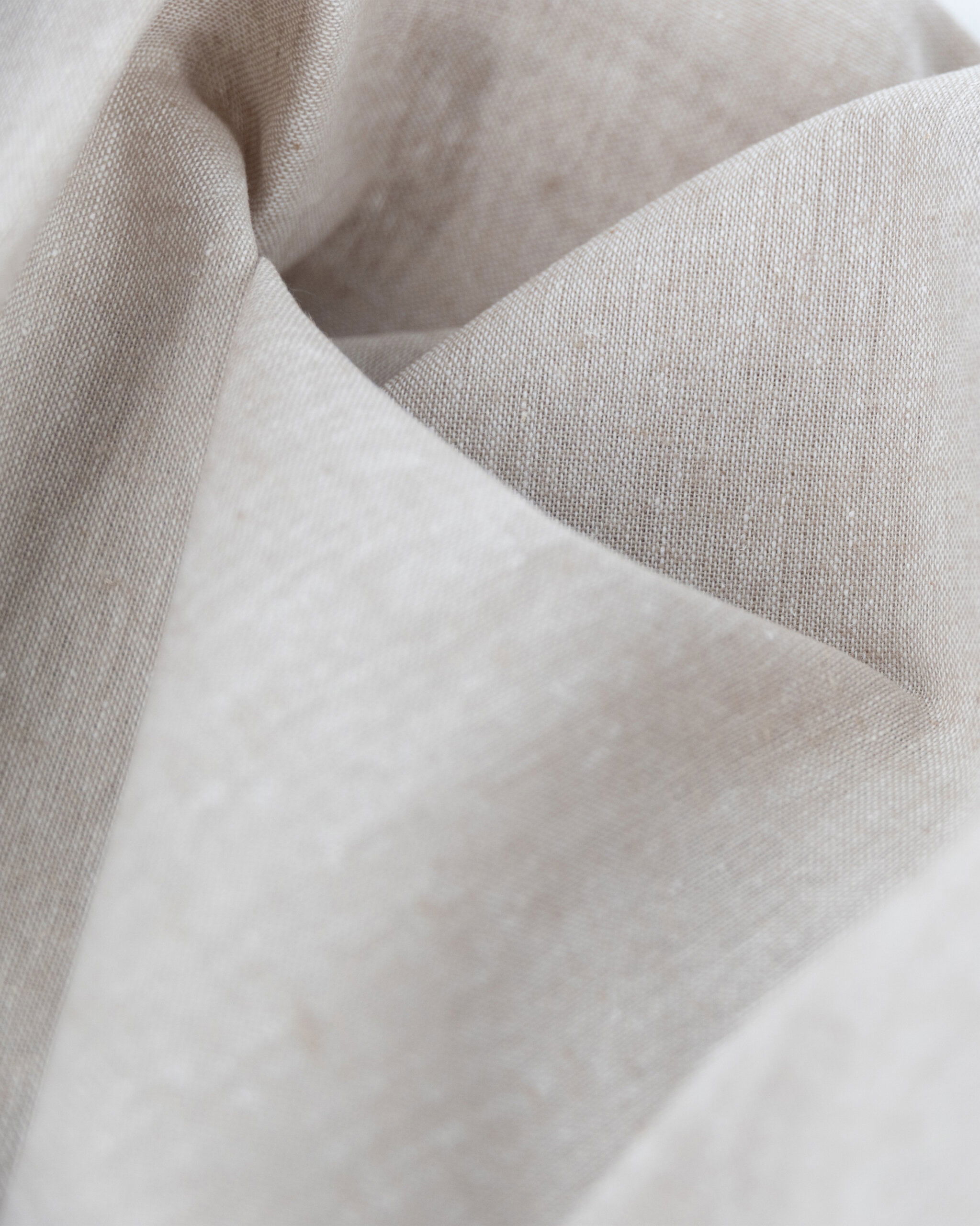 wieglaken fine linnen sesame - Afbeelding 2