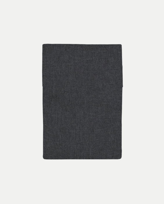 junior dekbedovertrek muslin charcoal