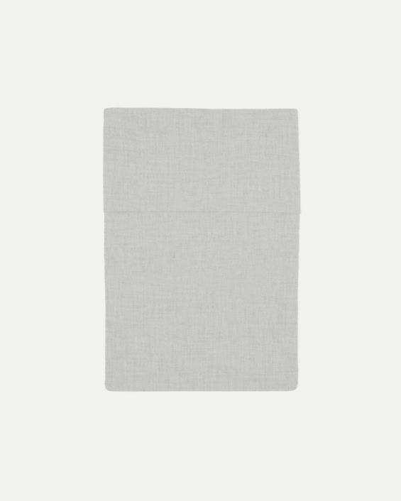 eenpersoons dekbedovertrek muslin Sesame
