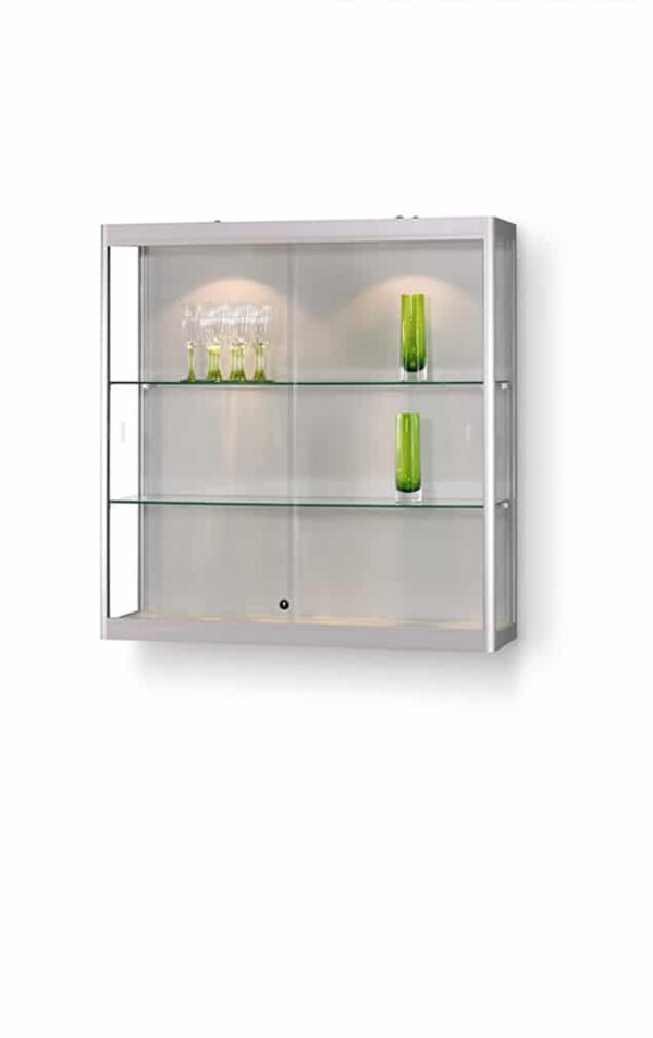 Vitrine Berlina-1000 zilver wand