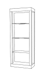 Stofdichte Vitrines