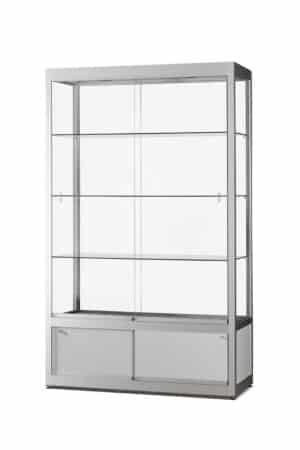 Vitrine Berlina H1200 zilver onderkast