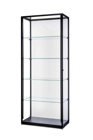 Vitrinekast Galaxie-800 zwart met LED strips
