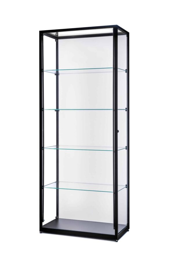 Vitrinekast Galaxie-800 zwart met LED strips