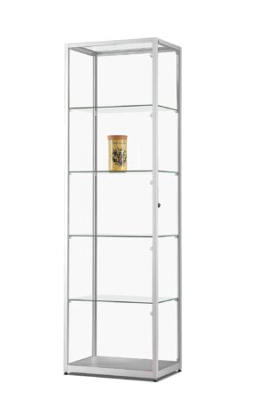 Vitrinekast Galaxie-600 zilver