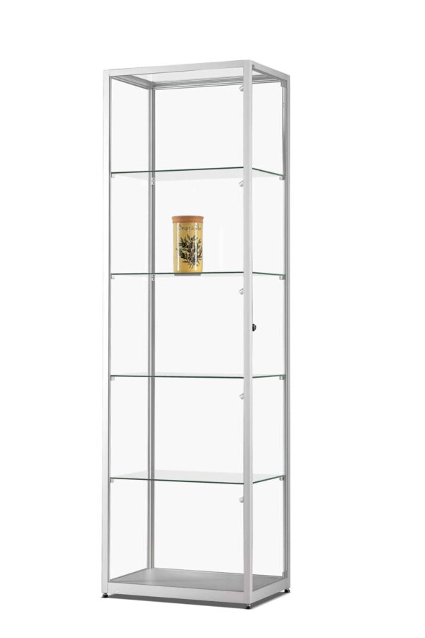 Vitrinekast Galaxie-600 zilver