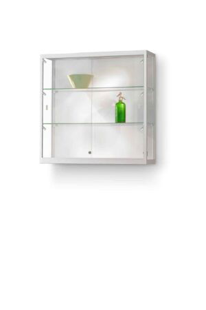 Wandvitrine Galaxie-1000 zilver