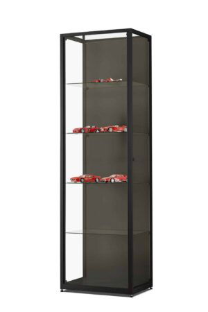 Vitrinekast Galaxie-600 zwart met LED strips