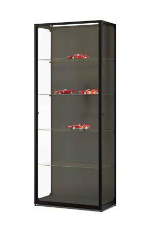 Vitrinekast Galaxie-800 zwart met LED strips