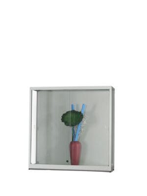 Vitrine Aston-1000 zilver STAAND