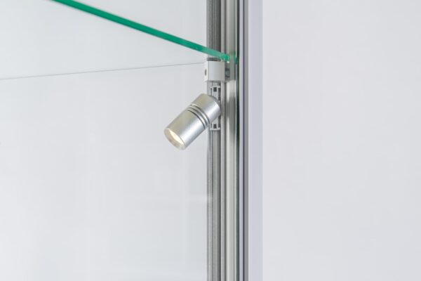 Vitrinekast Galaxie-400 zilver - Afbeelding 3
