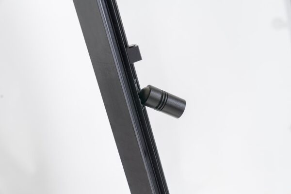 Vitrine Berlina-1000 zwart met LED zijverlichting - Afbeelding 2