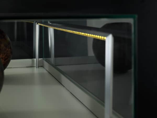Tafelvitrine Elan-1000 zwart UV - Afbeelding 3