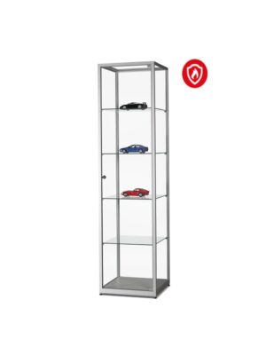 Vitrinekast Aston-500 zilver B1