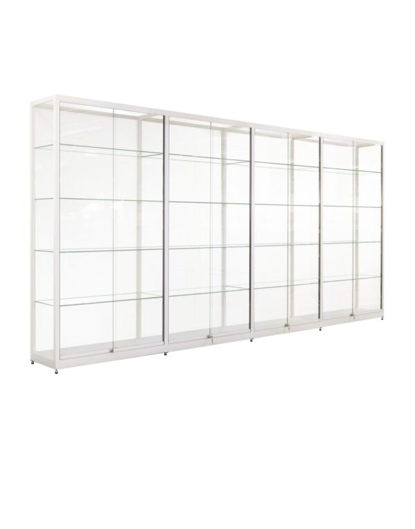 Vitrinekast Thema-3928 zilver