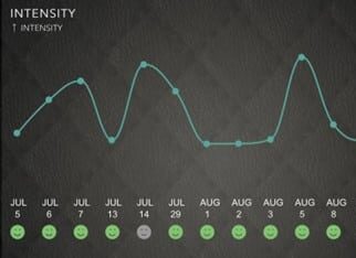 Equestic Intensity chart