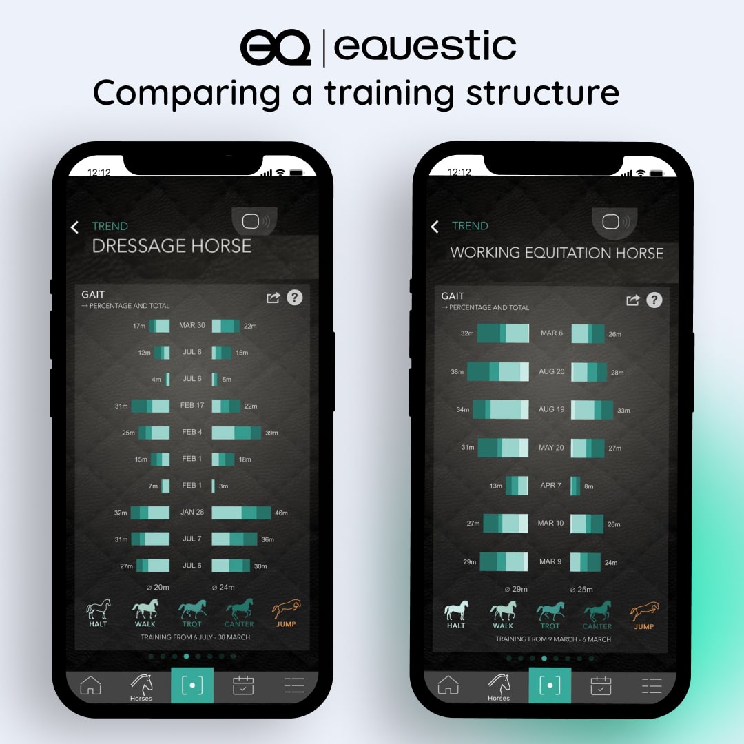 Training structures on Equestic SaddleClip App
