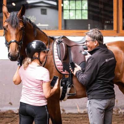 Leon Rutten - the founder of Equestic, coaching session