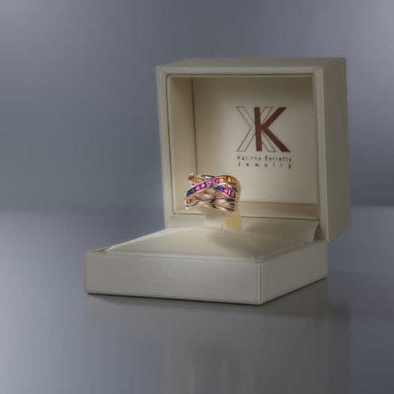 Rainbow Xpression Princess ring roségoud - Afbeelding 3