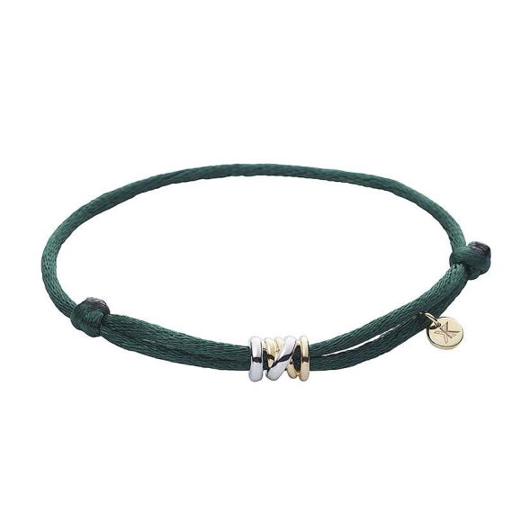 Katinka Berretty - 34237 - Just Xpression armband zijden geelgoud