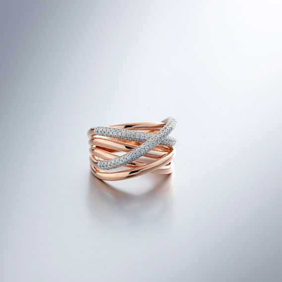 Diamond Xpression ring roségoud - Afbeelding 3