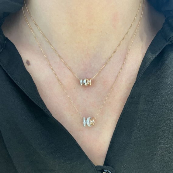 Just Xpression collier small roségoud - Afbeelding 3