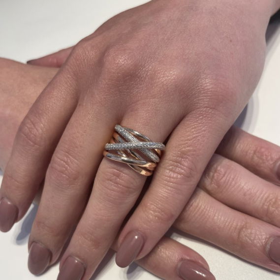 Diamond Xpression ring roségoud - Afbeelding 5