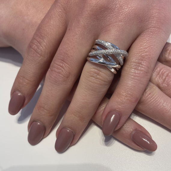 Diamond Xpression ring witgoud - Afbeelding 5