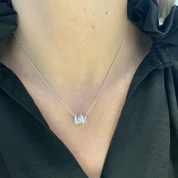 Diamond Xpression collier medium witgoud - Afbeelding 4