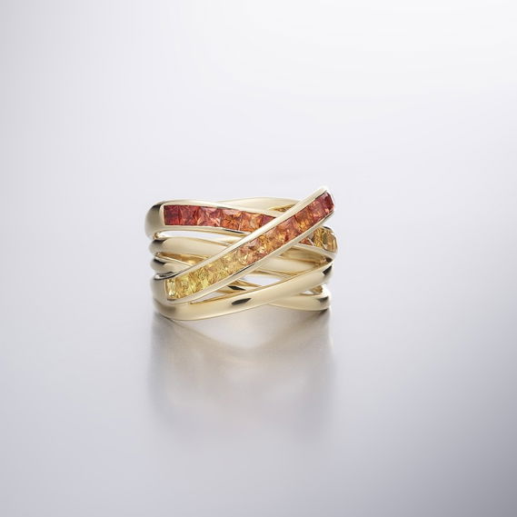 Sunshine Xpression ring geelgoud - Afbeelding 3